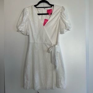 Lily Pulitzer Resort White Crochet Jasleen Romper - NWT